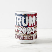 トランプ！救アメリカ。 コーヒーマグカップ (中央)