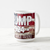トランプ！救アメリカ。 コーヒーマグカップ (正面右)