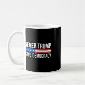 トランプ – 救民主主義- コーヒーマグカップ (左)