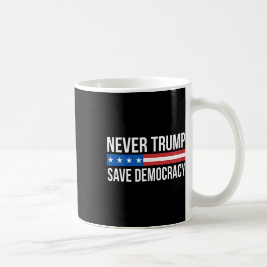 トランプ – 救民主主義- コーヒーマグカップ (右)