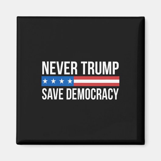 トランプ – 救民主主義- マグネット (正面)
