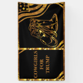 トランプ 横断幕 (縦)