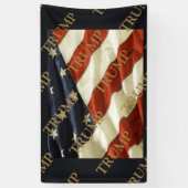 トランプ 横断幕 (縦)