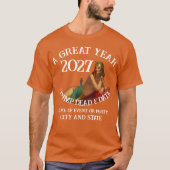 トランプ 死去 DHS CBP ICE TSA 葬儀 訃報 2031 Tシャツ (正面)