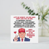 トランプ 母の日 妻へ シーズンカード (スタンド正面)