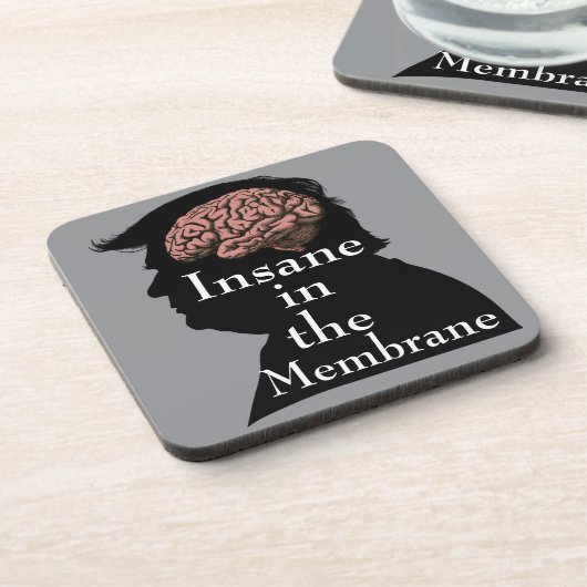 トランプ/狂気の飲料用コースター コースター (左側)