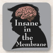 トランプ/狂気の飲料用コースター コースター (正面)