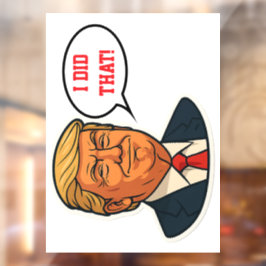 トランプ「私がやった！」 ウィンドウサイン