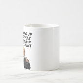 トランプ – 私は彼の大統領を知って目覚めるのが大好き コーヒーマグカップ (中央)