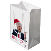 トランプ、私信じはない ミディアムペーパーバッグ (裏面アングル)