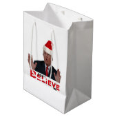 トランプ、私信じはない ミディアムペーパーバッグ (正面アングル)