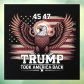 トランプ 第45代 第47代 大統領 フラッグ 2025 鯲 アメリカ  ウィンドウサイン (シート3)
