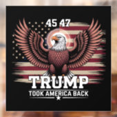 トランプ 第45代 第47代 大統領 フラッグ 2025 鯲 アメリカ  ウィンドウサイン (シート2)