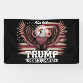 トランプ 第45代 第47代 大統領 フラッグ 2025 鯲 アメリカ 横断幕 (横)