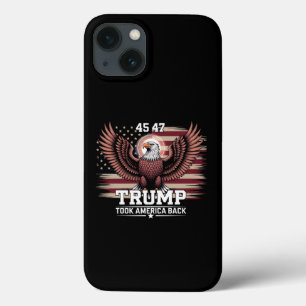 トランプ 第45代 第47代 大統領 フラッグ 2025 鯲 アメリカ iPhone 13ケース