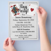 トランプ 結婚前パーティー フライヤー (手)