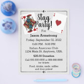 トランプ 結婚前パーティー フライヤー (シングル)