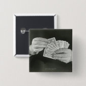 トランプ 缶バッジ (正面&裏面)