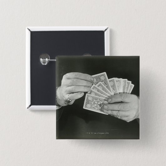 トランプ 缶バッジ (正面&裏面)