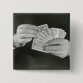 トランプ 缶バッジ (正面)