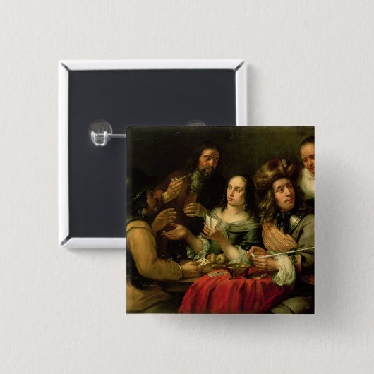 トランプ 缶バッジ (正面&裏面)