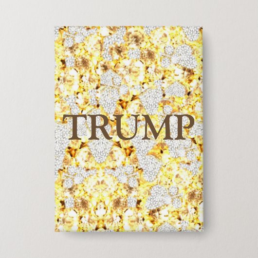 トランプ 缶バッジ (正面)