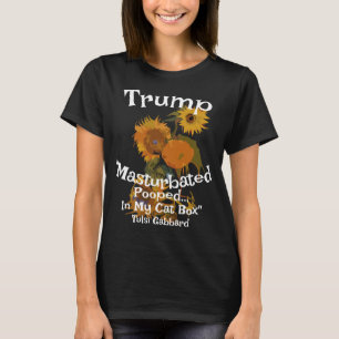 トランプ 自慰行為 ソックス タルシ ガバード Tシャツ