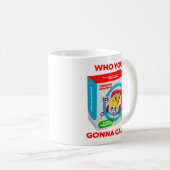 トランプ "誰を呼ぶ？" コーヒーマグ コーヒーマグカップ (正面右)