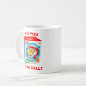トランプ "誰を呼ぶ？" コーヒーマグ コーヒーマグカップ (正面左)