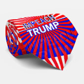 トランプ、赤、白、青のポスター ネクタイ (ロール)