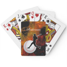 トランプ（野球選手とボール付き）