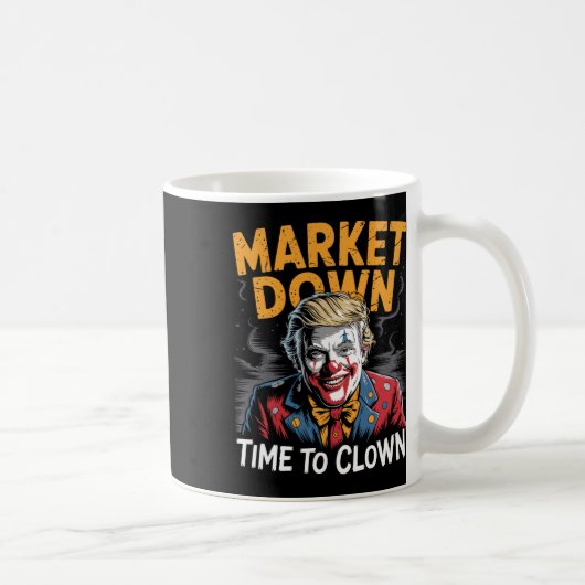 トランプ 関税 不況 ミーム 市場 ダウンタイムへ コーヒーマグカップ (右)