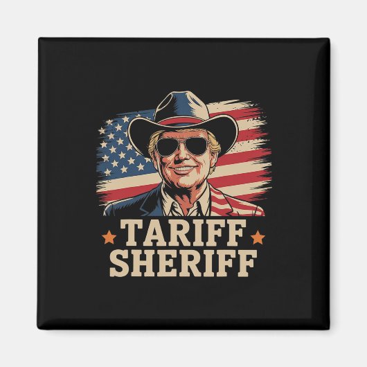 トランプ 関税 Sheriff 大統領 トランプ Tari マグネット (正面)