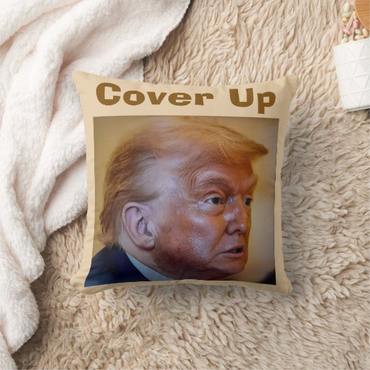 トランプ/隠蔽スロー枕 クッション (ブランケット)
