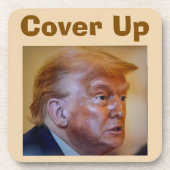 トランプ/隠蔽ビアコースター コースター (正面)