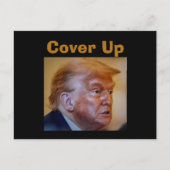 トランプ/隠蔽 ポストカード (正面)