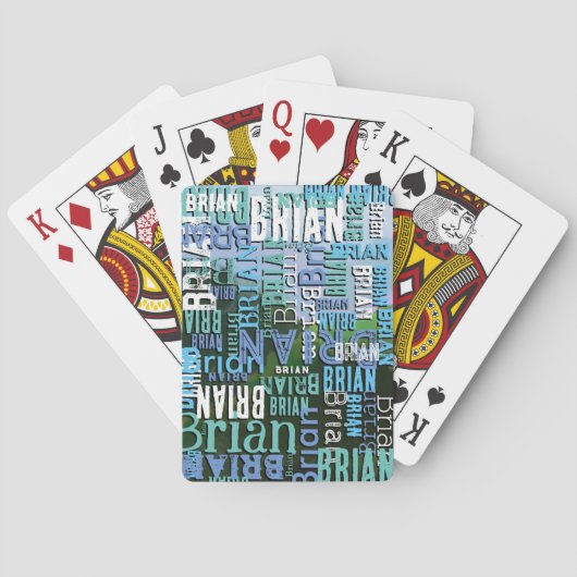 トランプ(青名前をカスタムするパターン) トランプ (裏面)