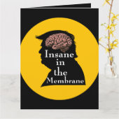 トランプ/非常識グリーティングカード カード (黄色い花)