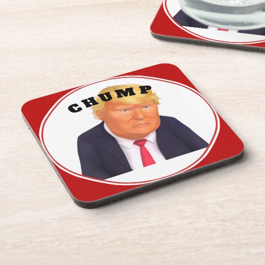 トランプ/馬鹿ドリンク コースター (左側)
