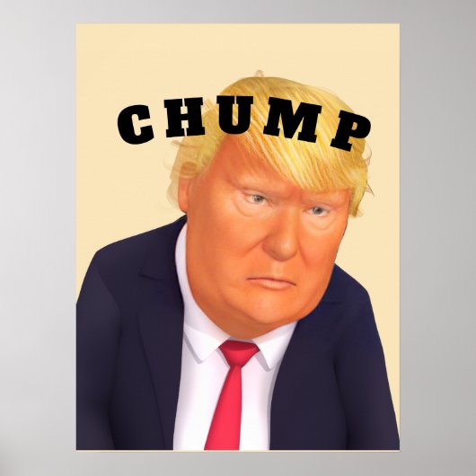 トランプ/馬鹿ポスター ポスター (正面)