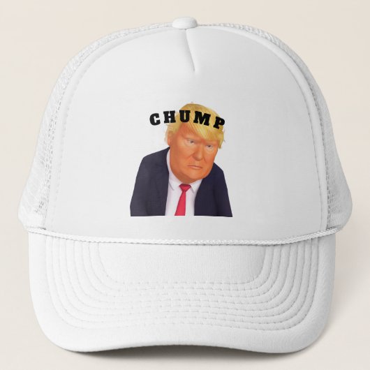 トランプ/馬鹿 トラック運転手用ハット キャップ (正面)