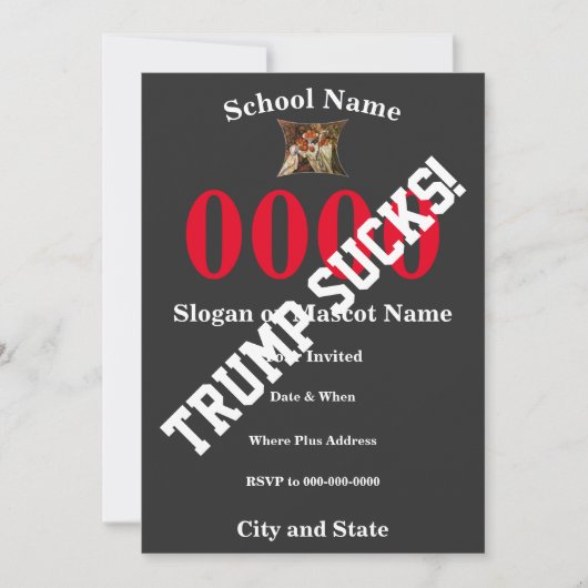 トランプ 15回目 20回目 25回目 30回目 35回目 40回目 45回目 50回目 招待状 (正面)