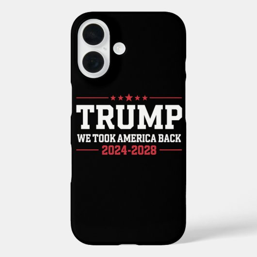 トランプ 2024 アメリカを取り戻した 47 USA Case-Mate iPhoneケース (裏面)