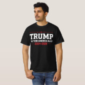 トランプ 2024 アメリカを取り戻した 47 USA Tシャツ (正面フル)