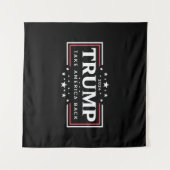 トランプ 2024 アメリカを取り戻せ タペストリー (正面(横))