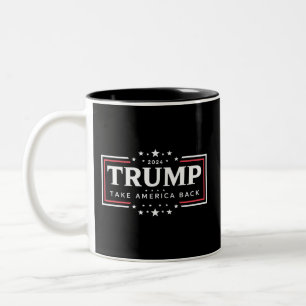 トランプ 2024 アメリカを取り戻せ ツートーンマグカップ