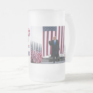 トランプ 2024 アメリカを取り戻せ フロストグラスビールジョッキ