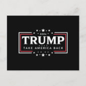 トランプ 2024 アメリカを取り戻せ ポストカード (正面)