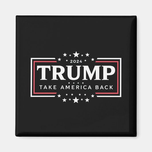 トランプ 2024 アメリカを取り戻せ マグネット (正面)