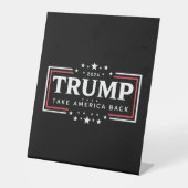 トランプ 2024 アメリカを取り戻せ 台座サイン (正面)